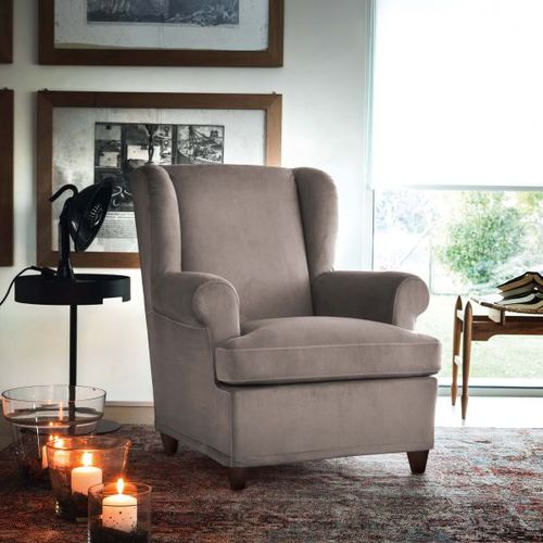 Fauteuil classique - CELESTE - Ditre Italia - en simili cuir / en tissu