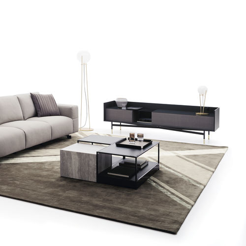 Table modulable - BAG - Ditre Italia - contemporaine / en grès cérame / avec piètement en métal