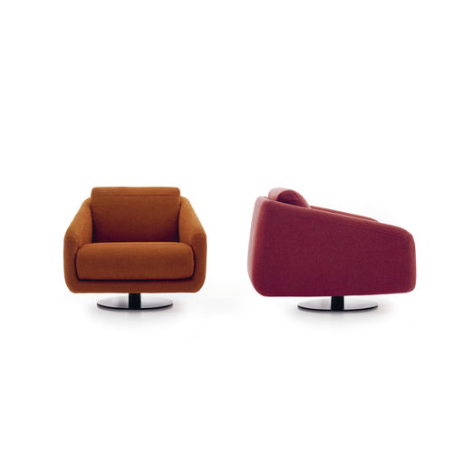 Fauteuil contemporain - CLASS - Ditre Italia - en tissu / contract / pivotant