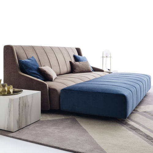 Canapé contemporain - FLUID - Ditre Italia - en tissu / en cuir / pour établissement public