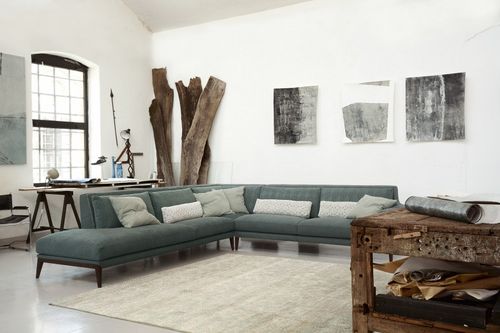 Canapé d'angle - MILLER - Ditre Italia - modulable / contemporain / en tissu