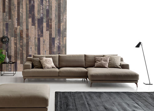 Canapé d'angle - FOSTER - Ditre Italia - modulable / contemporain / en simili cuir