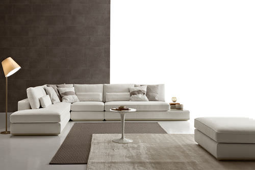 Canapé d'angle - LOMAN - Ditre Italia - modulable / contemporain / en tissu
