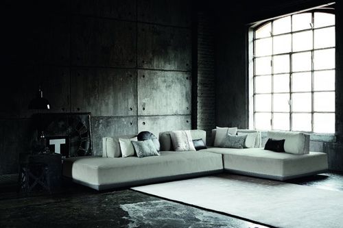 Canapé modulable - SANDERS MIX - Ditre Italia - contemporain / en tissu / en simili cuir