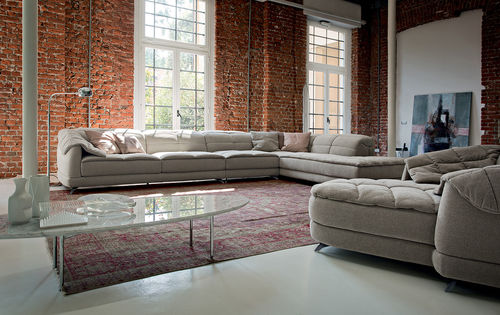 Canapé modulable -  DUNN SOFT - Ditre Italia - d'angle / contemporain / en tissu
