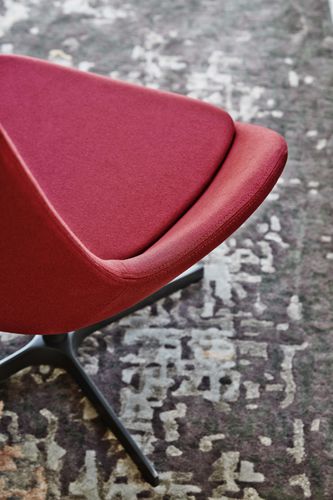 Fauteuil contemporain - LINEAR - Ditre Italia - en cuir / en tissu / en métal
