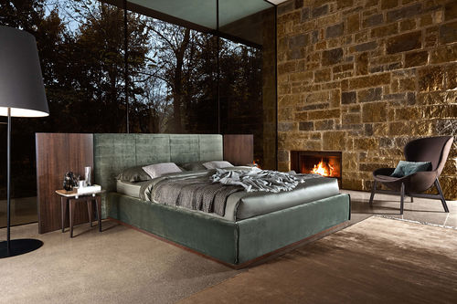 Lit double - GRANDANGOLO - Ditre Italia - contemporain / en tissu / 180x200 cm