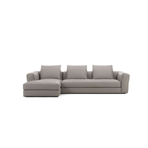 Canapé modulable - FLOWER - cierre - contemporain / en cuir / inclinable