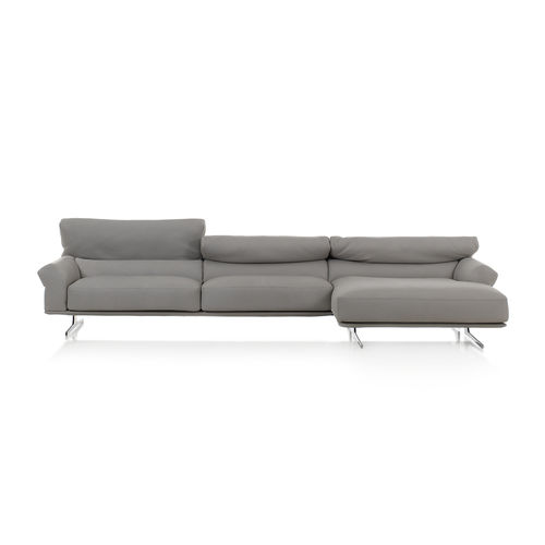 Canapé modulable - MARGOT A - cierre - contemporain / en cuir / inclinable
