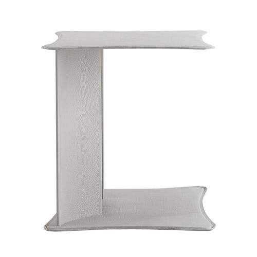 Table d'appoint contemporaine - QUACK - cierre - en cuir / tapissée / résidentielle