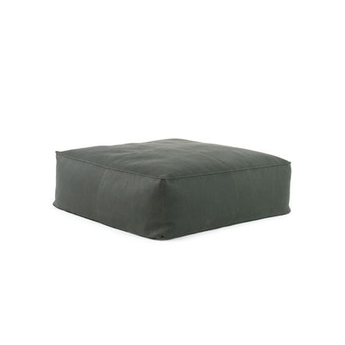 Ottoman contemporain - SOFT GRANDE  - cierre - en cuir / carré / d'intérieur