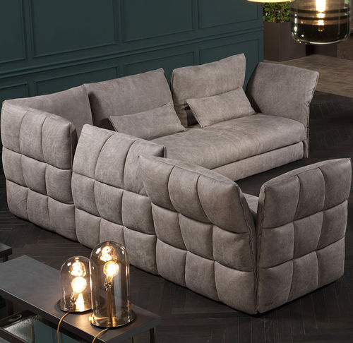 Canapé modulable - EVA DUE - cierre - contemporain / en cuir / inclinable