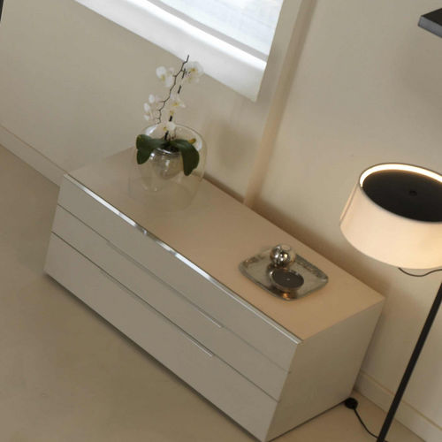 Commode contemporaine - SQUARE - cierre - en cuir / tapissée / non spécifié