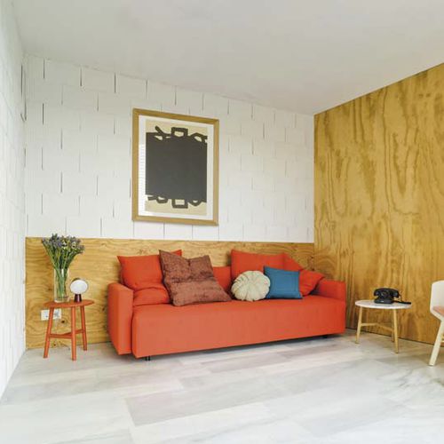 Canapé lit - NAP - SANCAL - contemporain / en tissu / avec rangement