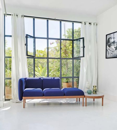 Banquette modulable - MOSAICO - SANCAL - contemporaine / en tissu / avec dossier