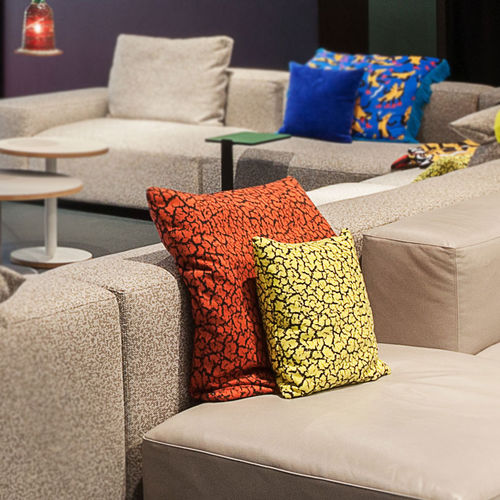 Coussin pour canapé - RIFT - SANCAL - carré / à motif / en tissu