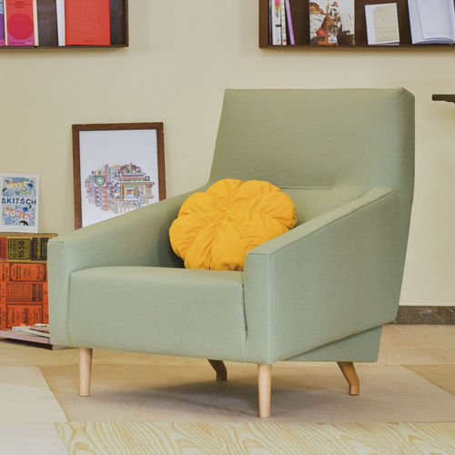 Fauteuil contemporain - SOUL - SANCAL - en tissu / déhoussable / noir