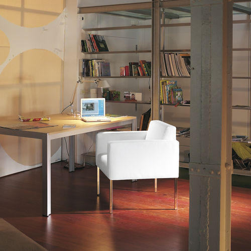 Fauteuil contemporain - ÁRTICA - SANCAL - en cuir / en tissu / contract
