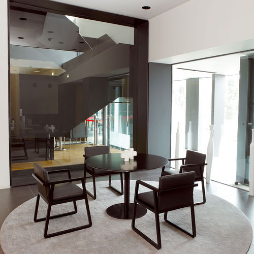 Chaise contemporaine - MIDORI - SANCAL - d'intérieur / en tissu / en frêne