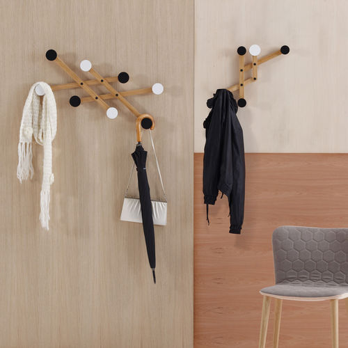 Porte-manteau mural - PAULI - SANCAL - contemporain / en bois