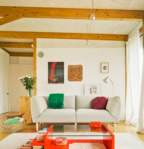 Canapé modulable - COPLA - SANCAL - contemporain / en tissu / blanc
