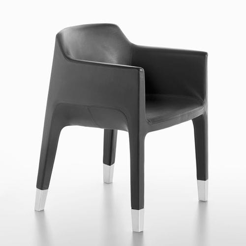 Chaise contemporaine - MON AMI - PLANK - d'intérieur / en tissu / en cuir
