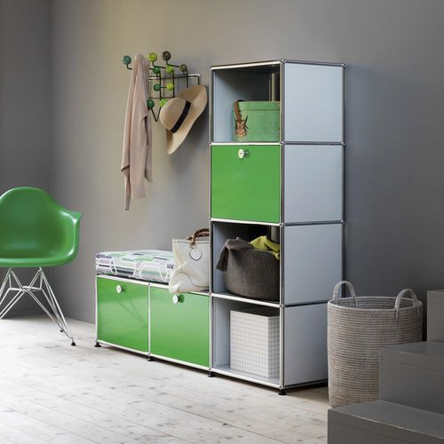 Meuble d'entrée contemporain - USM Haller - USM Modular Furniture - en métal / avec rangement / avec tiroir