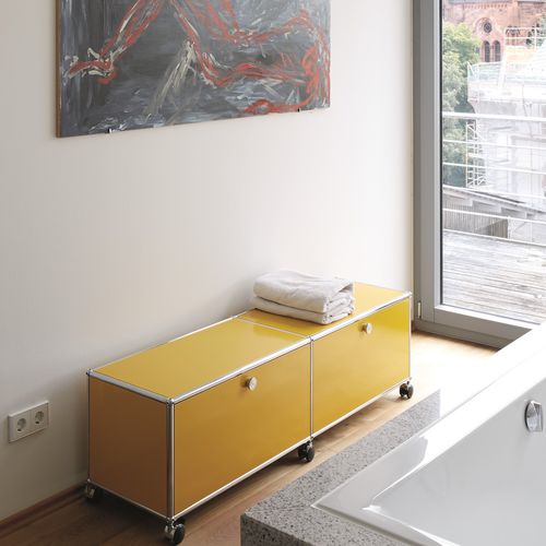 Meuble bas de salle de bain - USM Haller - USM Modular Furniture - à poser