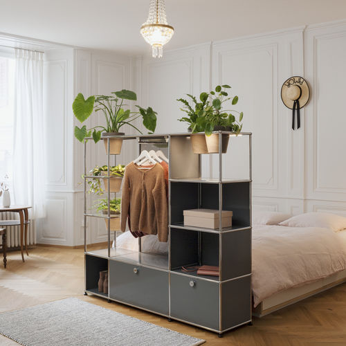 Dressing modulable - World of Plants for USM Haller - USM Modular Furniture - contemporain / en métal / modulable