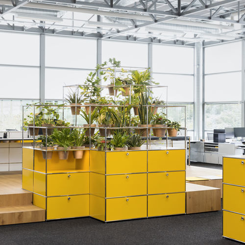 Armoire de stockage professionnel - World of Plants for USM Haller - USM Modular Furniture