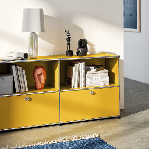 Buffet contemporain - USM Haller - USM Modular Furniture - en métal / avec étagère / modulable