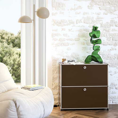 Buffet contemporain - USM Haller - USM Modular Furniture - en métal / modulable / à portes battantes