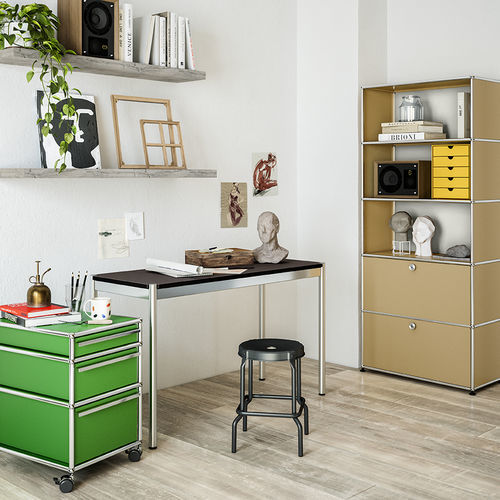 Étagère murale - USM Haller - USM Modular Furniture - modulable / haute / contemporaine