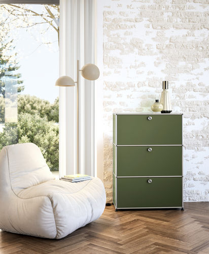 Buffet haut - USM Haller - USM Modular Furniture - contemporain / en métal / sur mesure