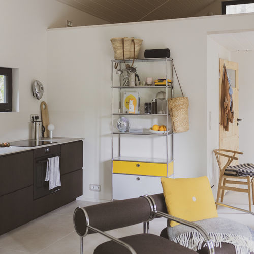 Étagère modulable - USM Haller - USM Modular Furniture - haute / contemporaine / en métal
