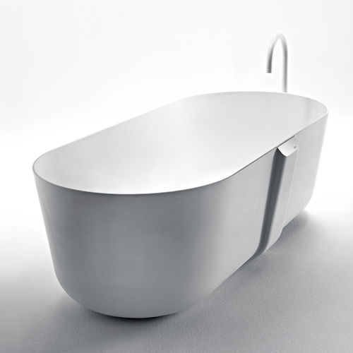 Baignoire ovale - QUATTRO.ZERO - FALPER - à poser / pour habitat / en céramique