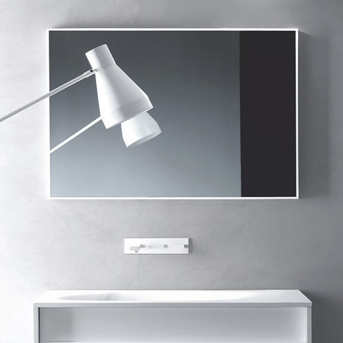 Miroir de salle de bain mural - FALPER - contemporain / carré / en CristalPlant®