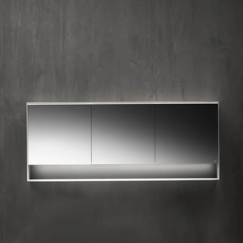 Armoire de toilette à miroir contemporaine - SHAPE EVO - FALPER - résidentielle / en bois / laquée