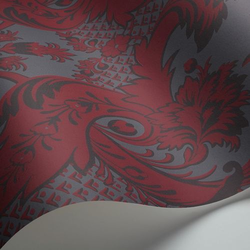 Papier peint classique - Wyndham - Cole&Son - en tissu / à motif floral / damas