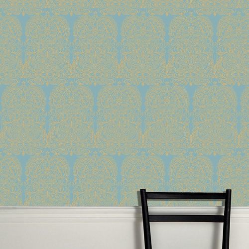 Papier peint classique - Alpana - Cole&Son - en tissu / à motif / effet métallisé