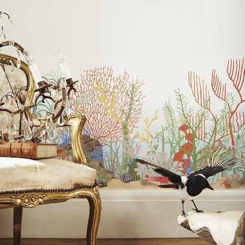 Frise de papier peint contemporaine - Archipelago  - Cole&Son - en tissu / à motif / multicolore