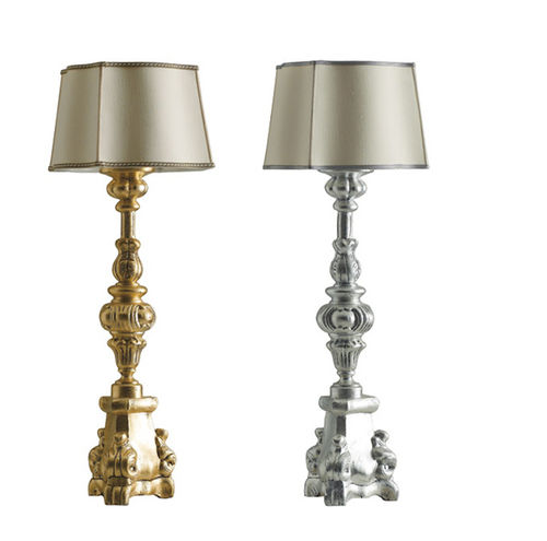 Lampe sur pied - Mobili di Castello - en tissu / en métal / de style