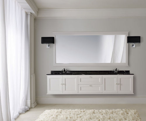 Meuble vasque double - POSEIDONE - Mobili di Castello - suspendu / en bois / contemporain