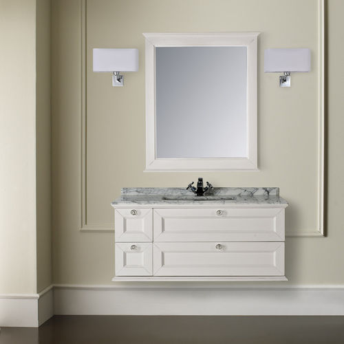 Meuble vasque suspendu - APOLLO - Mobili di Castello - en bois / classique / avec miroir