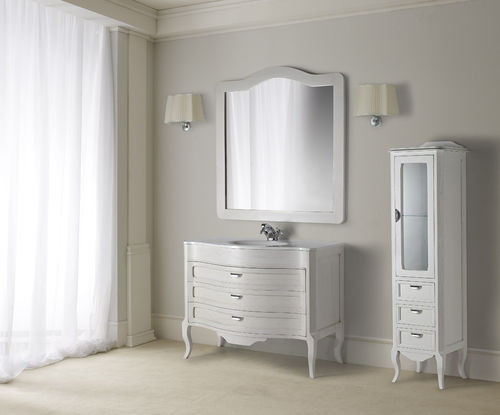 Meuble vasque en bois - ANDROMEDA - Mobili di Castello - classique / avec miroir
