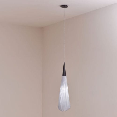 Suspension - MORNING GLORY : CHILI - Aqua Creations - en métal / en soie / design original