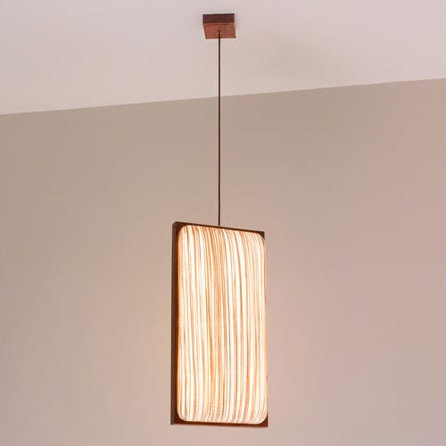 Suspension - MINO: SIMON SAYS MAYBE - Aqua Creations - en soie / en chêne / contemporaine