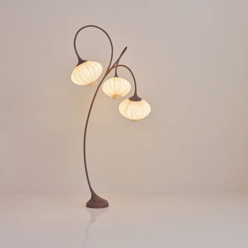 Lampe sur pied - PALM: TREE  - Aqua Creations - en métal / en tissu / design original