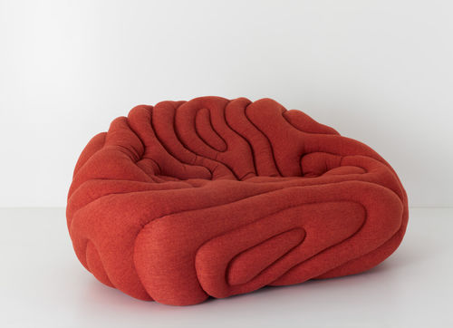 Pouf contemporain - GLADIS - Aqua Creations - en tissu / tapissé / professionnel