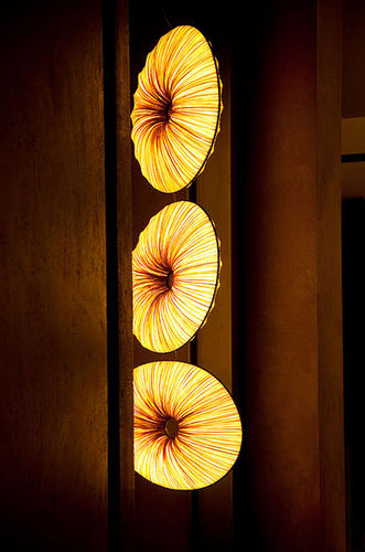 Suspension - JEWEL: GAIL 3 - Aqua Creations - en acier inoxydable / en soie / contemporaine